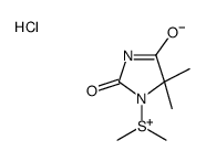 (5,5-dimethyl-2,4-dioxoimidazolidin-1-yl)-dimethylsulfanium,chloride Structure