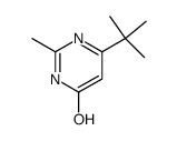 4-t-butyl-2-methylpyrimidin-6-ol结构式