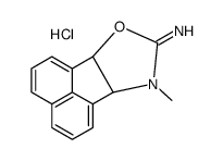 9-methyl-6b,9a-dihydroacenaphthyleno[1,2-d][1,3]oxazol-8-imine,hydrochloride Structure