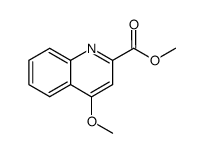 4-methoxy quinoline-2-carboxylic acid methyl ester Structure