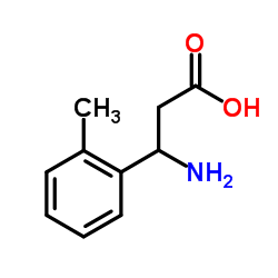 3-Amino-3-(2-methylphenyl)propanoic acid Structure