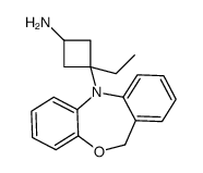 3-(6H-benzo[c][1,5]benzoxazepin-11-yl)-3-ethylcyclobutan-1-amine结构式