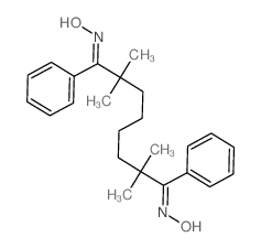 1,8-Octanedione,2,2,7,7-tetramethyl-1,8-diphenyl-, dioxime (8CI)结构式