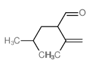 Pentanal,4-methyl-2-(1-methylethenyl)- Structure