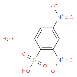 2,4-二硝基苯磺酸 水合物结构式