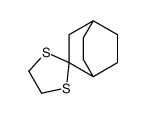 spiro[1,3-dithiolane-2,3'-bicyclo[2.2.2]octane]结构式