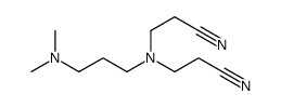 3-[2-cyanoethyl-[3-(dimethylamino)propyl]amino]propanenitrile结构式