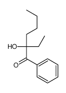 2-ethyl-2-hydroxy-1-phenylhexan-1-one结构式