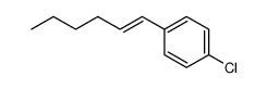 (E)-1-(4-chlorophenyl)-1-hexene Structure