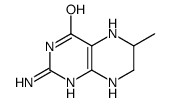 4(1H)-Pteridinone,2-amino-5,6,7,8-tetrahydro-6-methyl-,(S)-(9CI) Structure