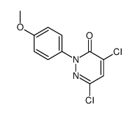 4,6-dichloro-2-(4-methoxyphenyl)pyridazin-3-one Structure