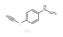 (4-thiocyanatophenyl)hydrazine Structure
