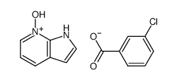 7-Hydroxy-1H-pyrrolo[2,3-b]pyridinium m-chlorobenzoate结构式