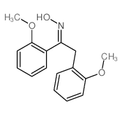 (NZ)-N-[1,2-bis(2-methoxyphenyl)ethylidene]hydroxylamine Structure