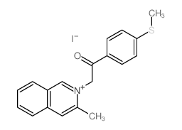 2-(3-methyl-3H-isoquinolin-2-yl)-1-(4-methylsulfanylphenyl)ethanone结构式