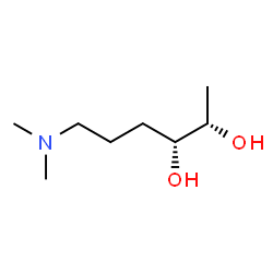2,3-Hexanediol,6-(dimethylamino)-,[S-(R*,S*)]-(9CI) Structure