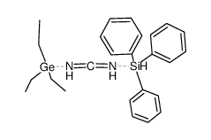 N-(triethylgermyl)-N-(triphenylsilyl)methanediimine结构式