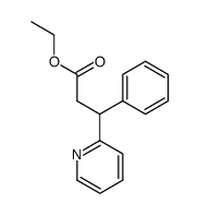 (+/-)-3-phenyl-3-(pyridin-2-yl)propionic acid ethyl ester Structure