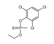 ethoxy-methyl-sulfanylidene-(2,4,6-trichlorophenoxy)-λ5-phosphane结构式