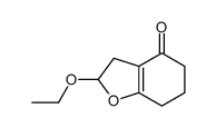 2-ethoxy-3,5,6,7-tetrahydro-2H-1-benzofuran-4-one结构式