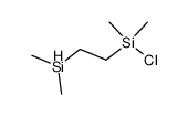 [2-(chlorodimethylsilyl)ethyl]dimethylsilane结构式