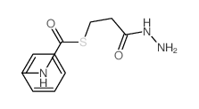 Propanoic acid,3-[[(phenylamino)carbonyl]thio]-, hydrazide structure