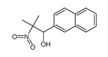 2-甲基-1-(萘-2-基)-2-硝基丙烷-1-醇结构式