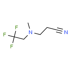 Propanenitrile,3-[methyl(2,2,2-trifluoroethyl)amino]-(9CI) structure