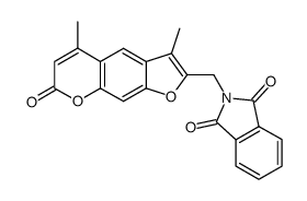 5'-N-Phthalimidomethyl-4,4'-dimethylpsoralen Structure