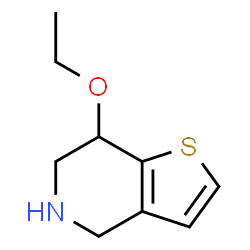 Thieno[3,2-c]pyridine, 7-ethoxy-4,5,6,7-tetrahydro- (9CI) picture