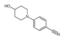 4-(4-羟基哌啶-1-基)苯甲腈结构式