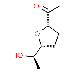 Ethanone, 1-[tetrahydro-5-(1-hydroxyethyl)-2-furanyl]-, [2alpha,5alpha(S*)]- (9CI) Structure