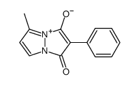 5-methyl-1-oxo-2-phenyl-1H-pyrazolo[1,2-a]pyrazol-4-ium-3-olate结构式