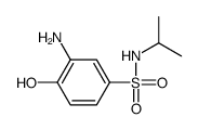 3-amino-4-hydroxy-N-(1-methylethyl)benzenesulphonamide Structure