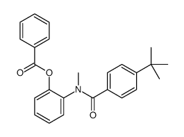 [2-[methyl-(4-tert-butylbenzoyl)amino]phenyl] benzoate Structure