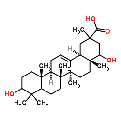 (5ξ,18α)-3,22-Dihydroxyolean-12-en-29-oic acid picture