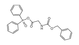 2-(((benzyloxy)carbonyl)amino)acetic diphenylphosphinic anhydride Structure