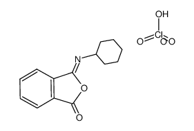 N-cyclohexylphthalisoimidium perchlorate Structure