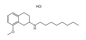 8-methoxy-N-octyl-1,2,3,4-tetrahydronaphthalen-2-amine hydrochloride Structure
