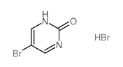 5-BROMOPYRIMIDIN-2(1H)-ONE HYDROBROMIDE结构式
