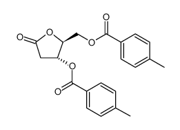 L-erythro-Pentonic acid, 2-deoxy-, γ-lactone, 3,5-bis(4-methylbenzoate)结构式