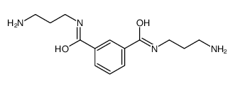 1-N,3-N-bis(3-aminopropyl)benzene-1,3-dicarboxamide Structure