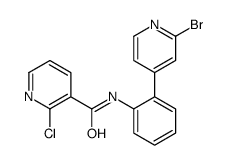 N-[2-(2-bromopyridin-4-yl)phenyl]-2-chloropyridine-3-carboxamide Structure