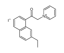 1-(7-ethylnaphthalen-1-yl)-2-pyridin-1-ium-1-ylethanone,iodide结构式