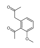 1-(2-acetyl-3-methoxyphenyl)propan-2-one结构式