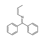 1,1-diphenyl-N-prop-1-enylmethanimine Structure