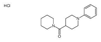 1-[(4-phenylpiperidin-4-yl)carbonyl]piperidine monohydrochloride结构式