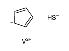 [V(cyclopentadienyl)S] Structure