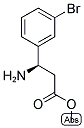 METHYL (3R)-3-AMINO-3-(3-BROMOPHENYL)PROPANOATE结构式