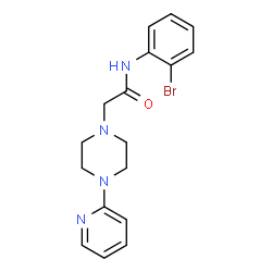 N-(2-BROMOPHENYL)-2-[4-(2-PYRIDINYL)PIPERAZINO]ACETAMIDE picture